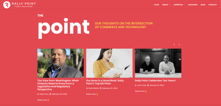 Rally Point PR's blog The Point